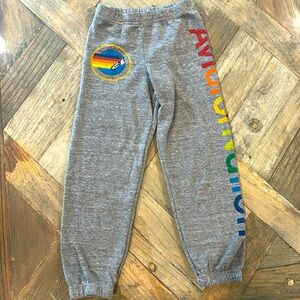 Aviator Nation kids sweatpants size 8